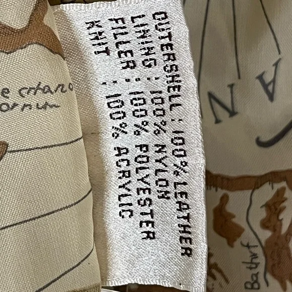 VTG Vintage Global Identity G-III Leather Fashions Brown Bomber Jacket Size L - Picture 5 of 15